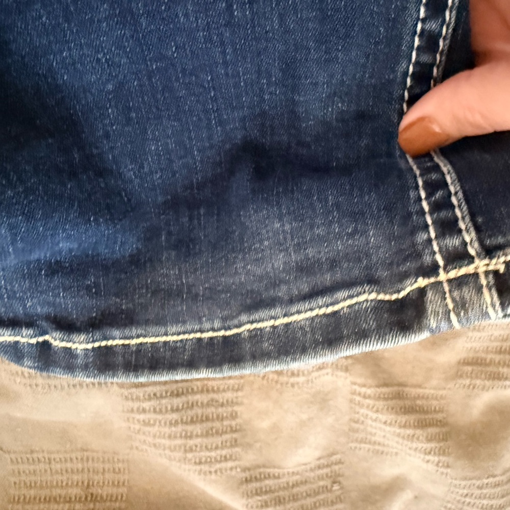 Grace Blue Boot Cut Jeans with Embroidery - Picture 7 of 7